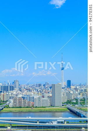 [Urban scenery of Tokyo] City view of Tokyo 94178381
