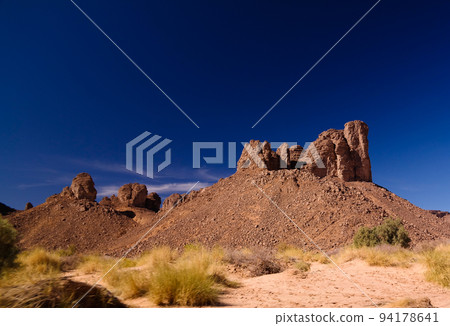 Bizzare rock formation at Essendilene, Tassili nAjjer national park, Algeria Bizzare rock formation at Essendilene, Tassili nAjjer national park, Algeria 94178641