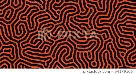 Abstract organic seamless pattern in black and white 94179166