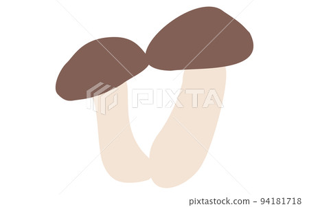 秋天的味道，簡單的蘑菇插圖松武 94181718