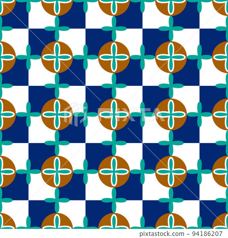 Talavera pattern. Azulejos portugal. Turkish ornament. Moroccan tile mosaic. Spanish porcelain. Ceramic tableware, folk print. Spanish pottery. Ethnic background. Mediterranean seamless wallpaper. Talavera pattern. Azulejos portugal. Turkish ornament. Moroccan tile mosaic. Spanish porcelain. Ceramic tableware, folk print. Spanish pottery. Ethnic background. Mediterranean seamless wallpaper. 94186207