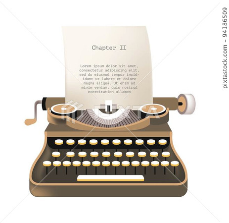 Typewriter mechanical typing machine, old style 94186509