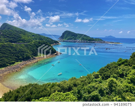 從龍濱眺望高知和柏島 從龍濱眺望高知和柏島 94189075