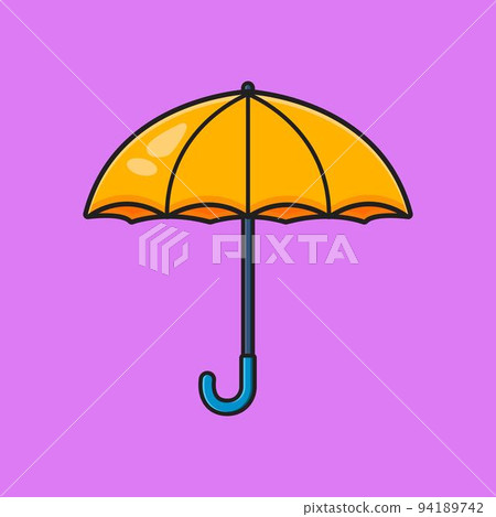 Cute umbrella cartoon icon illustration 94189742