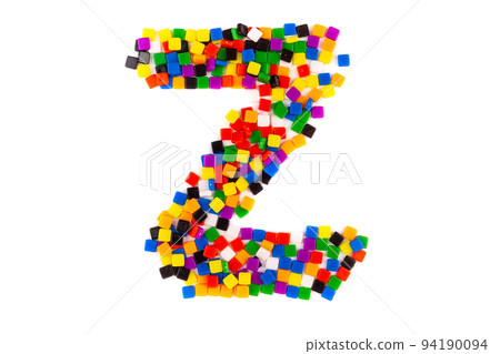 Alphabet on white background Alphabet on white background 94190094