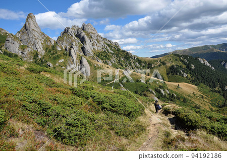 Mountain landscape in the Carpathians 94192186