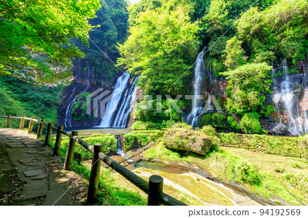 Summer Shiramizu Falls Taketa City, Oita Prefecture Summer Shiramizu Falls Taketa City, Oita Prefecture 94192569