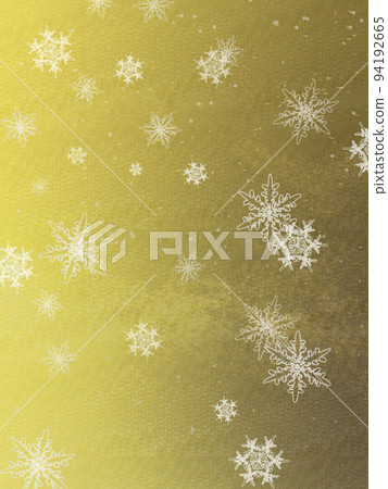 Snow crystal gold back_real touch_vertical 94192665