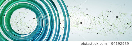 Wireframe background with plexus effect. Futuristic vector illustration. Wireframe background with plexus effect. Futuristic vector illustration. 94192989