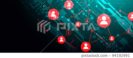 Social media light vector background. Communication concept. Social media light vector background. Communication concept. 94192991