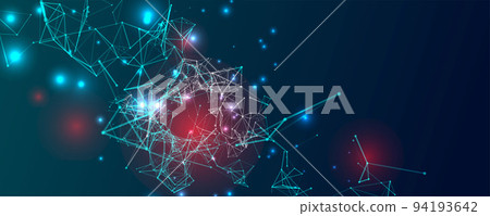 Background with plexus effect. Futuristic vector illustration. Background with plexus effect. Futuristic vector illustration. 94193642