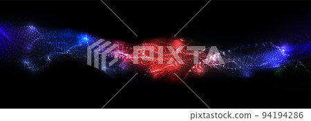 Abstract background. Particles liquid dynamic flow. Trendy fluid cover design. Abstract background. Particles liquid dynamic flow. Trendy fluid cover design. 94194286