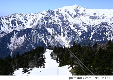 West Hotakatake in spring West Hotakatake in spring 94195147