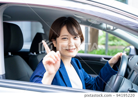 Business business woman driving Business business woman driving 94195220