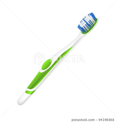 Realistic toothbrush. Useful item for hygiene and oral care Realistic toothbrush. Useful item for hygiene and oral care 94196868