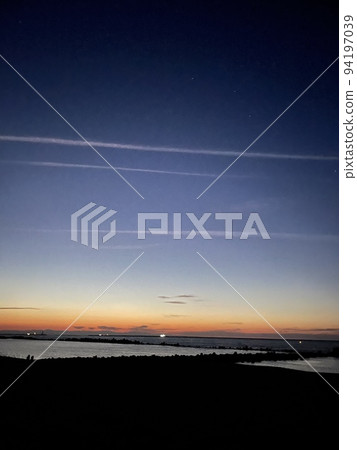 beach and sunset 94197039