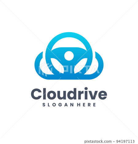 Cloud drive technology logo vector 94197113