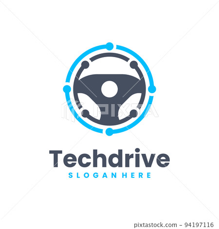 Drive technology logo vector. Smart driving logo template concept. 94197116