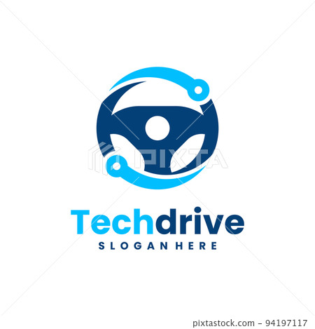 Drive technology logo vector. Smart driving logo template concept. 94197117