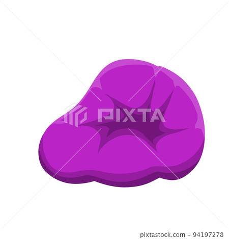 Pouf. Soft chair. Pink bag for the seat. Pouf. Soft chair. Pink bag for the seat. 94197278
