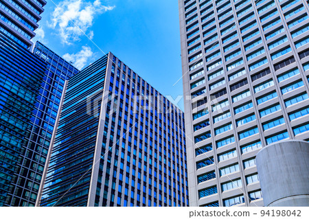 [Urban scenery of Tokyo] Urban scenery around Shimbashi and Toranomon 94198042