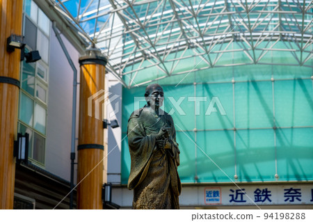 [#Nara] Gyoki Bodhisattva statue in front of Kintetsu Nara Station 04 94198288