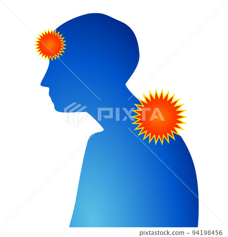 Headache, neck pain, straight neck, stiff neck Headache, neck pain, straight neck, stiff neck 94198456
