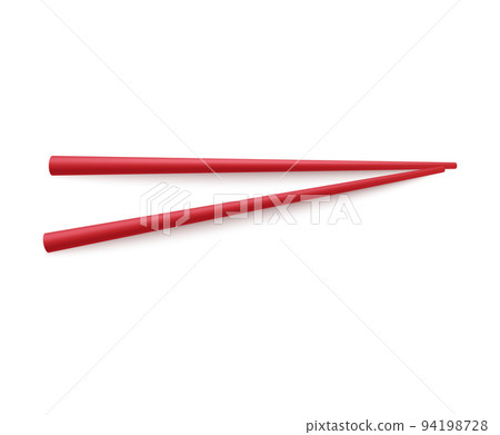Chopsticks for chinese or japanese cuisine vector illustration isolated. Chopsticks for chinese or japanese cuisine vector illustration isolated. 94198728