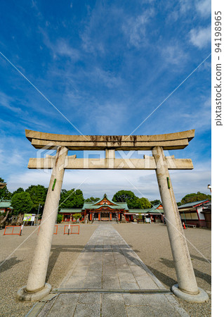 太治早姬神社境內的鳥居和禮拜堂 太治早姬神社境內的鳥居和禮拜堂 94198965