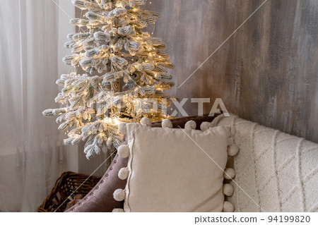 Presents and Gifts under Christmas Tree, Winter Holiday Concept 94199820