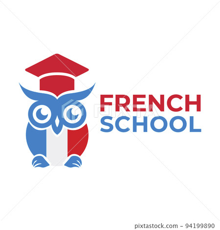 Vector logo of the French language school Vector logo of the French language school 94199890