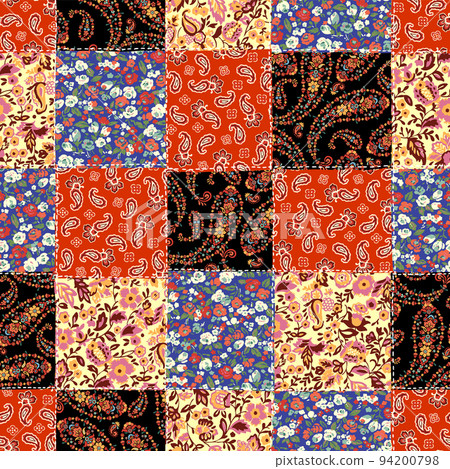 薩拉薩和佩斯利拼湊而成 薩拉薩和佩斯利拼湊而成 94200798