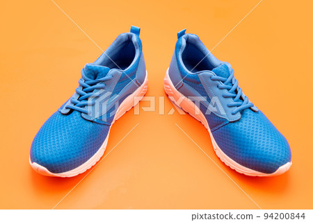 shopping concept. footwear for training. athletic footgear for running. shopping concept. footwear for training. athletic footgear for running. 94200844