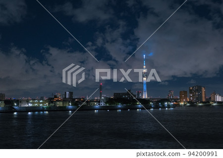 Katsushika-ku, Tokyo Night view from the Nakagawa Okudo Observation Deck 94200991