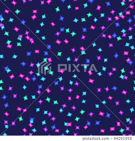 Seamless pattern with various colored stars. Image for party flyer. 94201958