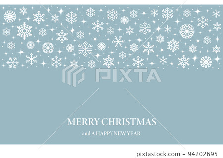 Christmas background with white snowflakes and congratulatory text. Template, vector Christmas background with white snowflakes and congratulatory text. Template, vector 94202695
