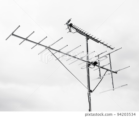 tv aerial isolated on white background tv aerial isolated on white background 94203534