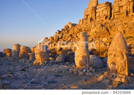 Statues on Nemrut Mount, Adiyaman province, Turkey 94203666