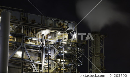 化工廠、大賽璐大竹工廠的工廠夜景 94203890