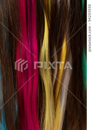 Fake colorful hair wig 94203930