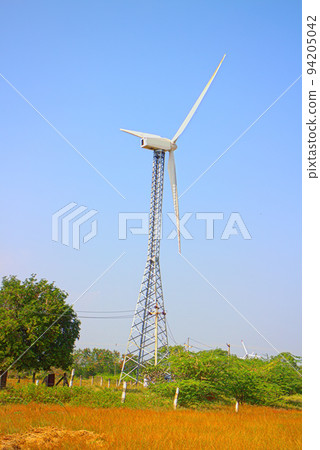 Energy alternatives 6. Wind farm in Indian province of Kerala. 94205042