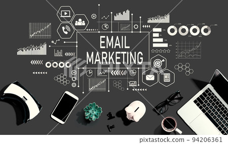 Email marketing with electronic gadgets and office supplies Email marketing with electronic gadgets and office supplies 94206361
