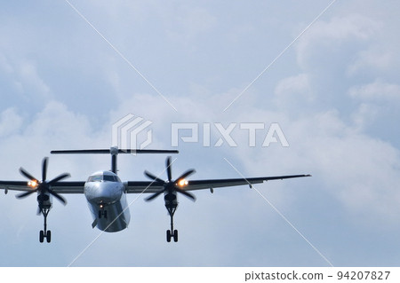 大阪國際機場 ANA 龐巴迪 DHC8-Q400 螺旋槳飛機著陸準備就緒川尻千里 94207827