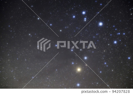 A winter starry sky Scorpio and the Milky Way rising before dawn 94207828