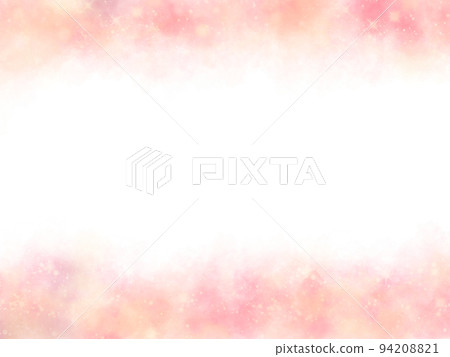 Watercolor background material with light shining like a star in a light haze of pink and yellow Watercolor background material with light shining like a star in a light haze of pink and yellow 94208821