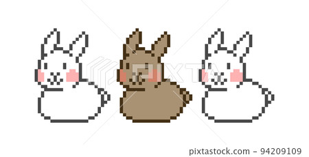 2023年新年賀卡兔 94209109