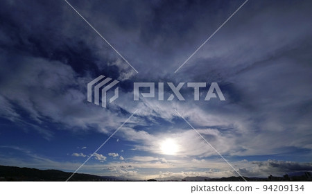 清爽的初秋晨空,各種雲朵,超廣角,以天空為主,220906am 清爽的初秋晨空,各種雲朵,超廣角,以天空為主,220906am 94209134
