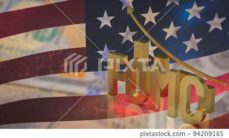 The gold text fomc or Federal Open Market Committee for business concept 3d rendering The gold text fomc or Federal Open Market Committee for business concept 3d rendering 94209185