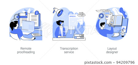 Editorial services isolated cartoon vector illustrations se Editorial services isolated cartoon vector illustrations se 94209796