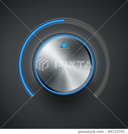 Volume button with metal texture Volume button with metal texture 94210701